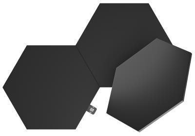 Nanoleaf Shapes Hexagons Ultra Black Expansion Pack 3 panele czarny (NL42-0101HX-3PK)