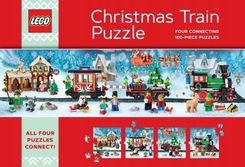Zdjęcie Lego Christmas Train Puzzle: Four Connecting 100-Piece Puzzles - Mrocza