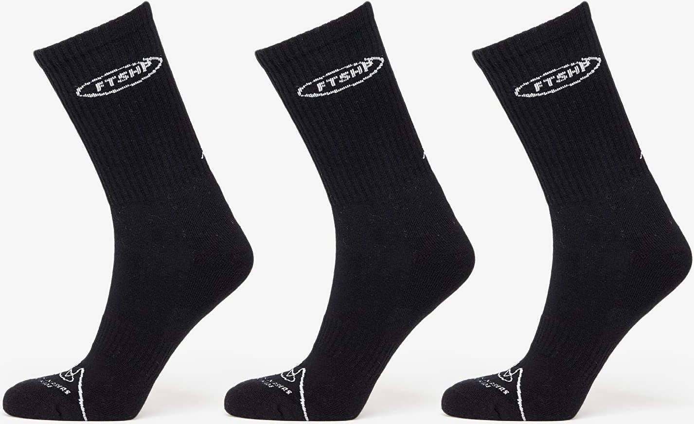 Footshop Basic But Not Basic Socks 3-Pack Black - Ceny i opinie - Ceneo.pl