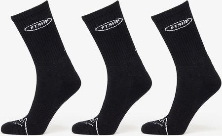 Footshop Basic But Not Basic Socks 3-Pack Black