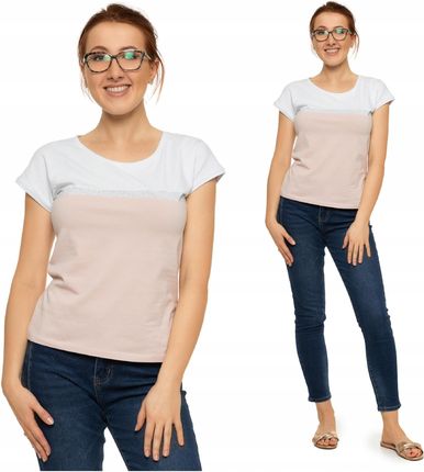 T-Shirt Bluzka Koszulka Damska Cyrkonie M Moraj