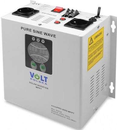 Volt Inwerter solarny Sinus Pro 800 S 12/230V (500/800W) + 30A MPPT (50V)