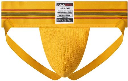 JOCKMAIL Jockstrap Retro Żółte -XL-