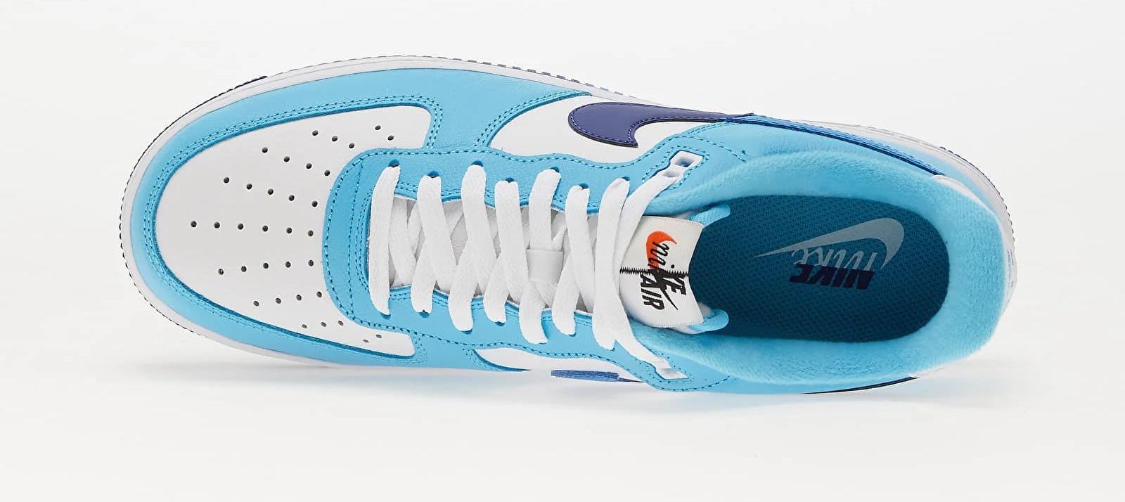NIKE★AIR FORCE 1 ' 07 LV8★WHITE/DEEP BLUE Nike Air Force 1 '07 LV8 White/ Lt Photo Blue-Deep Royal