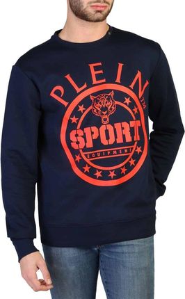 Bluza marki Plein Sport model FIPS208 kolor Niebieski. Odzież męska. Sezon: Cały rok