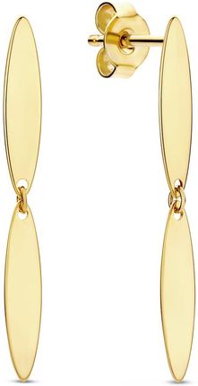 Beloro La Rinascente Biżuteria Złoty Kolczyki Damski