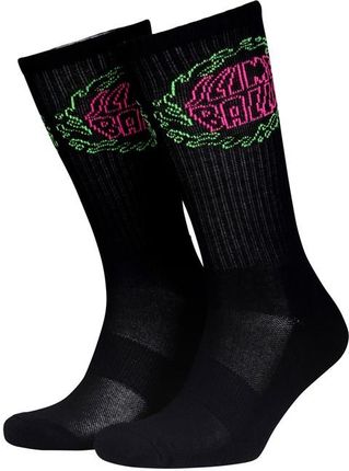skarpetki SANTA CRUZ - All-Nighter Splat Sock Black (BLACK) rozmiar: 8-11