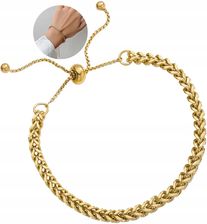 Bransoletka pozłacana Stal Chirurgiczna Złota 18K