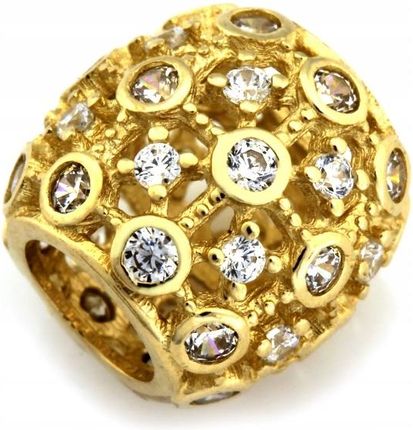 Złota zawieszka 585 do bransoletki beads charms