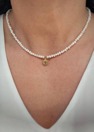 Bring Naszyjnik perły naturalne Lea z zawieszką 45cm