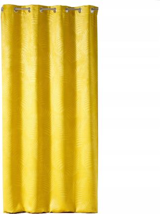 Douceur D'Intérieur Zasłona Zaciemniająca Żółta Ze Wzorem 140X240