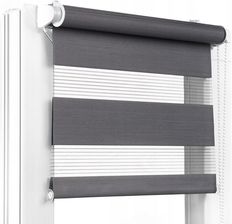 Dlaokna Roleta Zebra Dzień Noc 72X150 Cm Stalowy