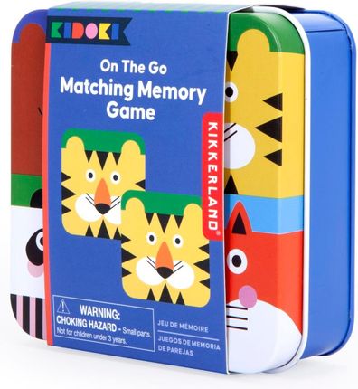 Kikkerland On The Go Matching Memory Game