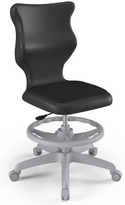 Entelo Krzesło szkolne Twist Soft GY czarne rozmiar 5 (146-176,5 cm) WK +P bez podłokietników