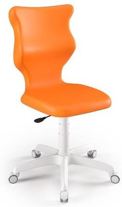 Entelo Krzesło szkolne Twist WH pomarańczowe rozmiar 5 (146-176,5 cm) bez podłokietników