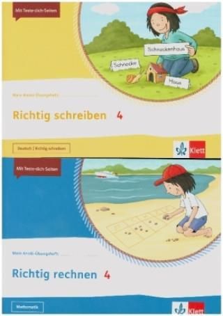Mein Anoki-Übungsheft - Paket Richtig schreiben / Richtig rechnen 4