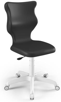 Entelo Krzesło szkolne Twist WH czarne rozmiar 5 (146-176,5 cm) bez podłokietników