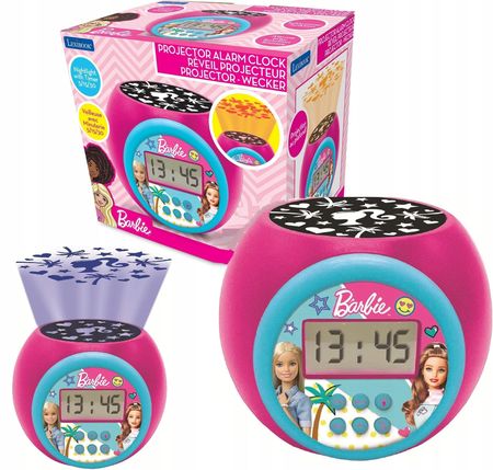 Zegar cyfrowy z budzikiem projektor alarm barbie