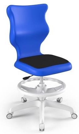 Entelo Krzesło szkolne Twist Soft WH Niebieskie rozmiar 4 (133-159 cm) WK +P bez podłokietników