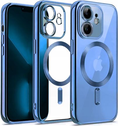 Smart Tel Etui Niebieskie Magsafe Cam Case Obudowa Futerał Do Apple Iphone 11