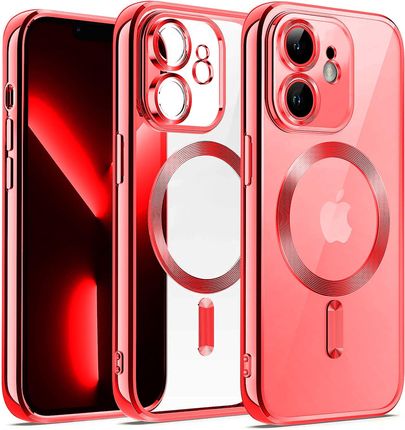 Smart Tel Etui Czerwone Magsafe Cam Case Obudowa Futerał Do Apple Iphone 11