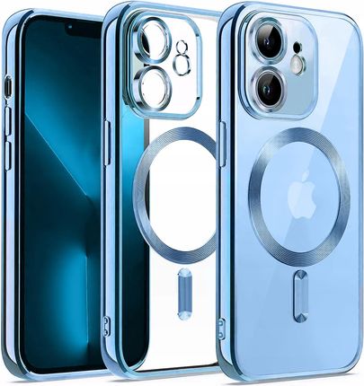 Smart Tel Etui Niebieskie Magsafe Cam Case Obudowa Futerał Do Apple Iphone 12
