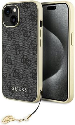 Guess Guhcp15Sgf4Ggr Iphone 15 6 1" Szary Grey Hardcase 4G Charms Collection