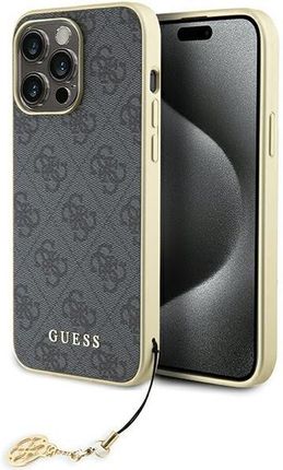 Guess Guhcp15Xgf4Ggr Iphone 15 Pro Max 6 7" Szary Grey Hardcase 4G Charms Collection