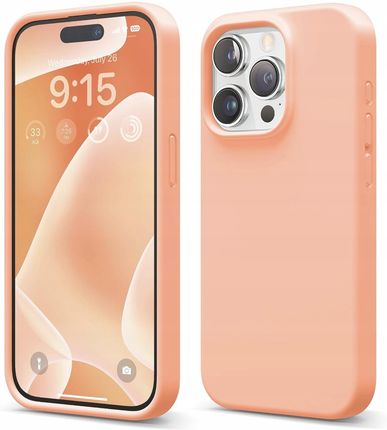Elago Silikonowe Etui Premium Do Iphone'A 15 Pro W Kolorze Pomarańczowym