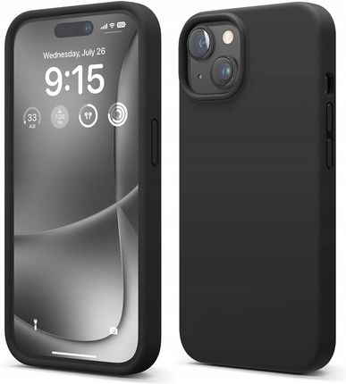 Elago Silikonowe Etui Premium Do Iphone'A 15 W Kolorze Czarnym