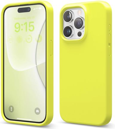 Elago Silikonowe Etui Premium Do Iphone'A 15 Pro Neonowożółte