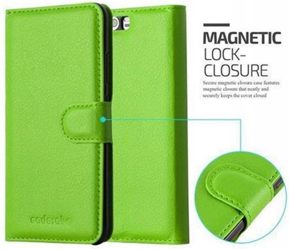 Cadorabo Cover Flip In Pelle Sintetica Per Huawei P10 Plus - Nero Profondo, Custodia A Portafoglio Con Chiusura Magnetica E Supporto - 2