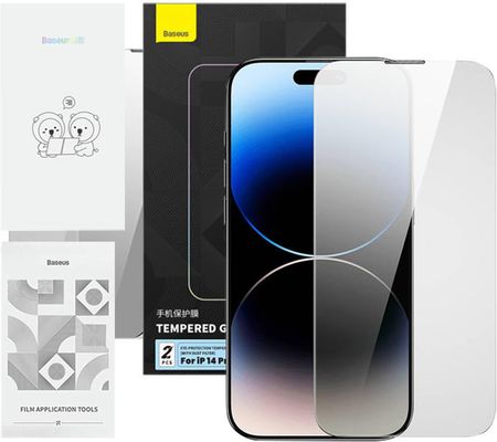 Baseus Szkło Hartowane Prywatyzujące Crystal Series Iphone 14 Pro