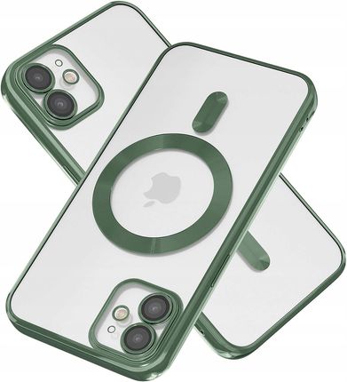 Bowi Metaliczne Etui Obudowa Case Magsafe Do Iphone 11 Ciemny Zielony