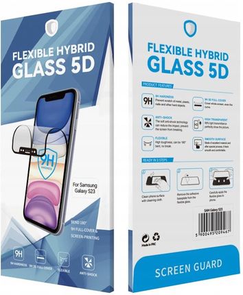 Telforceone Szkło Hybrydowe Flexible 5D Z Ramką Do Samsung Galaxy A52 4G 5G
