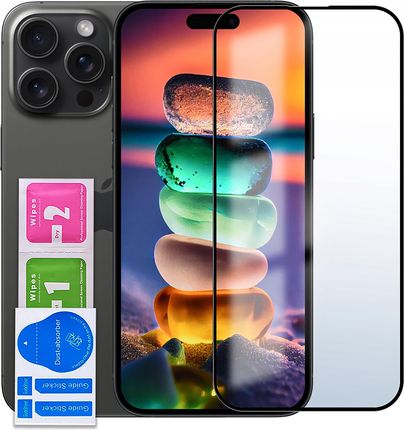 Krainagsm Szkło Hartowane Do Iphone 15 Pro Max Cały Ekran 9H