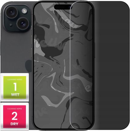 Hello Case Szkło 5D Anti Spy Na Cały Ekran Do Apple Iphone 15 Pro
