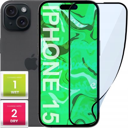 Hello Case Folia Ceramiczna Do Apple Iphone 15 Szkło Hybrydowe 9D 9H