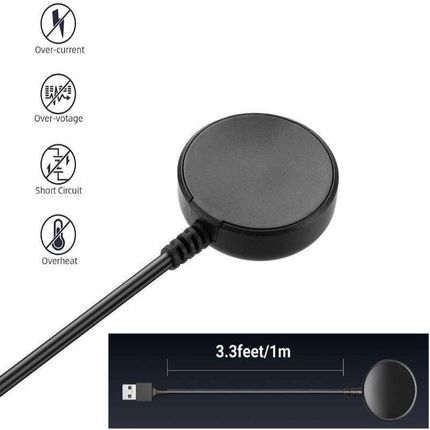 Magnetyczny Kabel Do Ładowania Samsung Watch Black Czarny