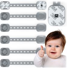 Zdjęcie Ricokids Zabezpieczenie Otwierania Szafek 6szt. Szare (798201) - Kętrzyn