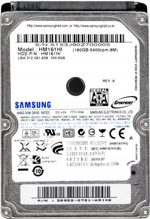 Samsung SpinPoint M7 160 GB ( HM161HI)