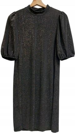 Vero Moda czarna brokatowa sukienka mini M
