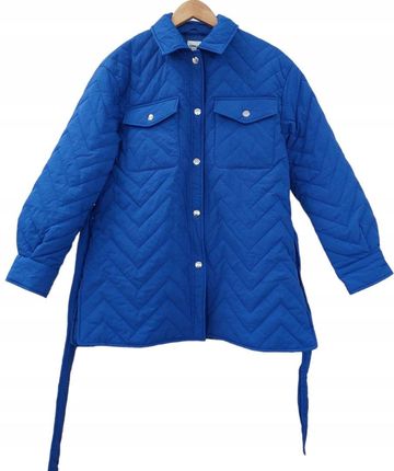 Only niebieska kurtka pikowana z paskiem M