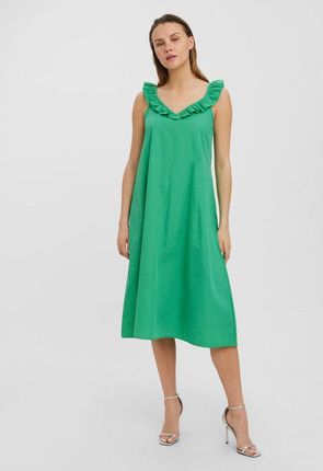 Vero Moda zielona sukienka midi M
