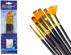 Zdjęcie Leantoys Zestaw Artysty Pędzle 7 Kształtów - Kórnik