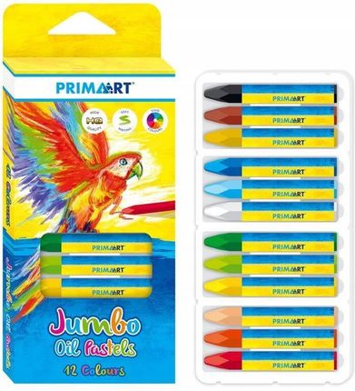 Prima Art Pastele Olejne 12 Kolorów Jumbo 385158