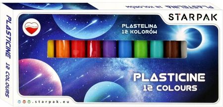Starpak Plastelina 12 Kolorów Space 472911