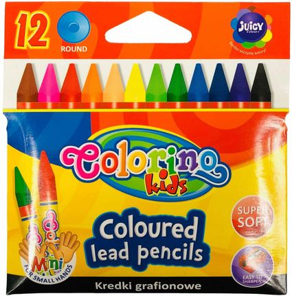Patio Colorino Kids. Kredki Grafionowe 12 Kolorów