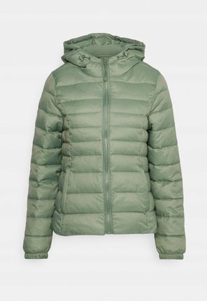 Only zielona kurtka pikowana kaptur XL
