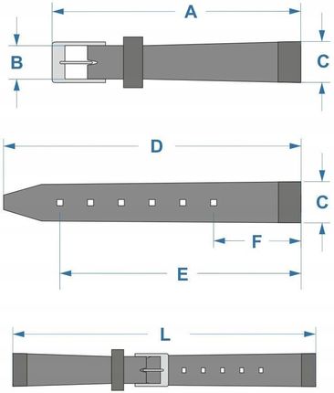 Hirsch Żółty pasek Skórzany 18 mm Princess NQR 02628177-2-18 (M) - zdjęcie 2